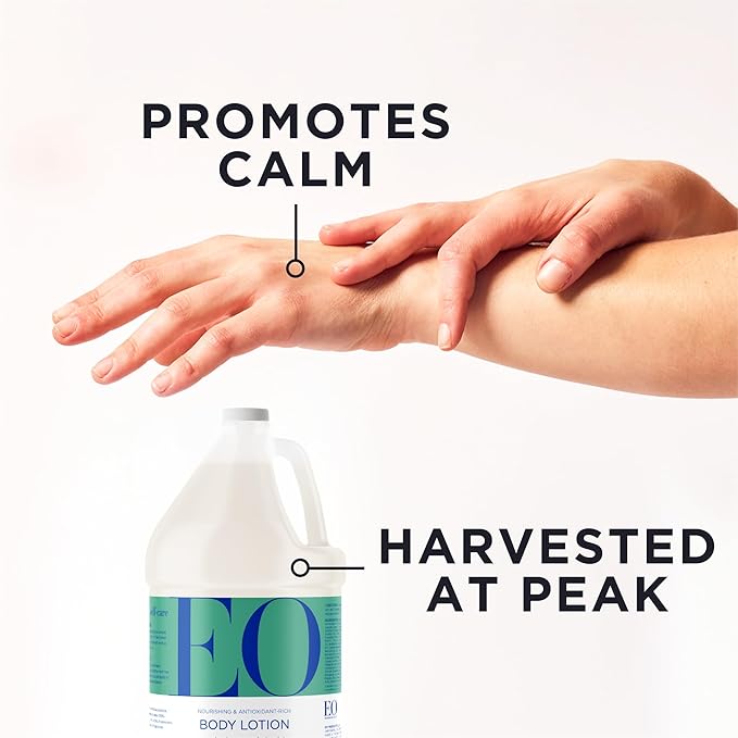 EO Body Lotion Refill, 1 Gallon, Grapefruit and Mint, Organic Plant-Based, Botanical Extracts, Vitamin E with Pure Essential Oils