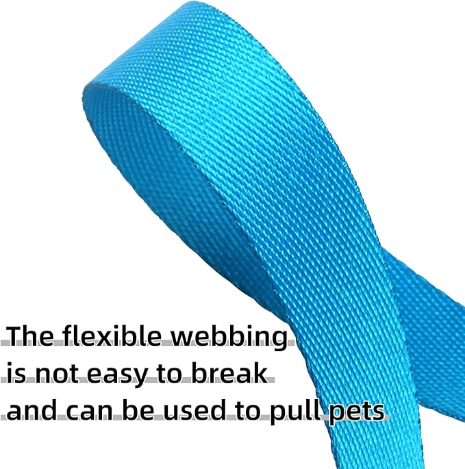 EVERKING Cat Harness and Leash Set, New Fly Fabric, Soft and Breathable, Adjustable cat Walking Jacket, Fashionable cat Vest (Blue, M(Neck 8.66"-12.6", Chest 12.6"-20.87", 12-19lbs))