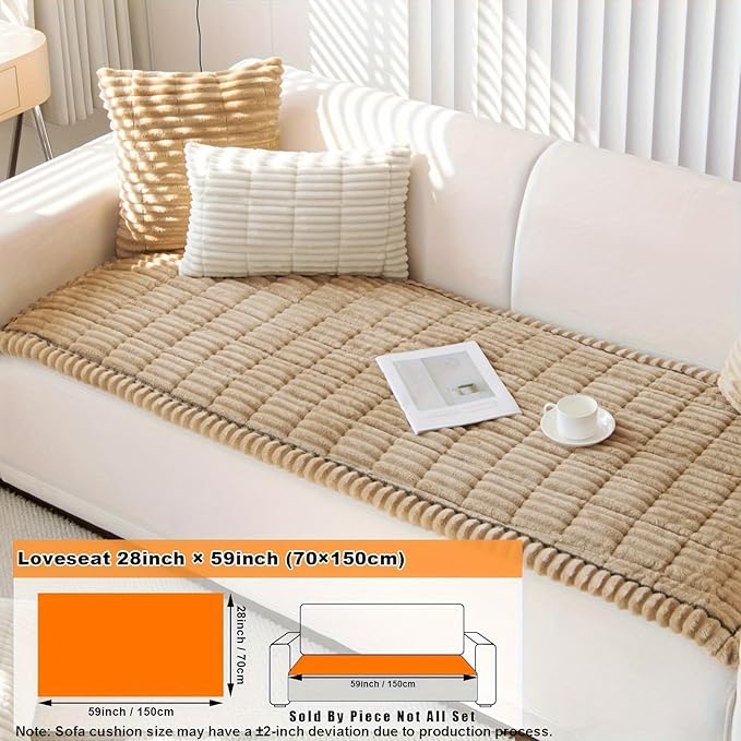 ZQFFB Pet Couch Cover Dogs Washable Non-Slip Couch Protector Pet Friendly Dog Mat for Couches and Sofas