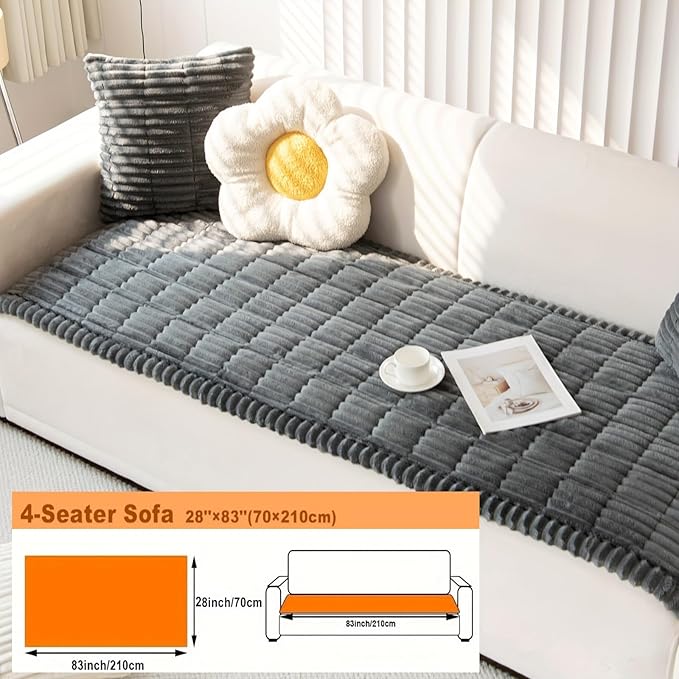 ZQFFB Pet Couch Cover Dogs Washable Non-Slip Couch Protector Pet Friendly Dog Mat for Couches and Sofas