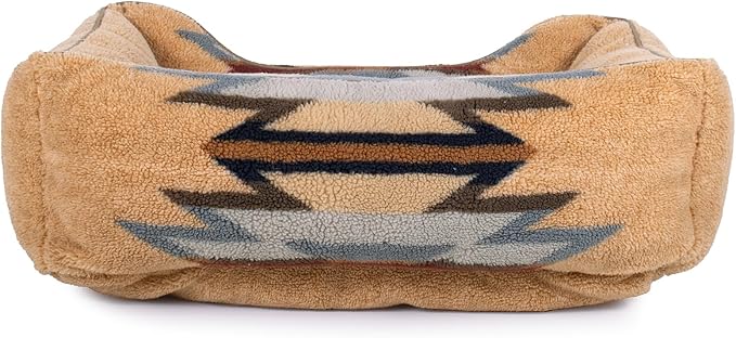 Pendleton Berber Kuddler Dog Bed - Wyeth Trail Wheat, M