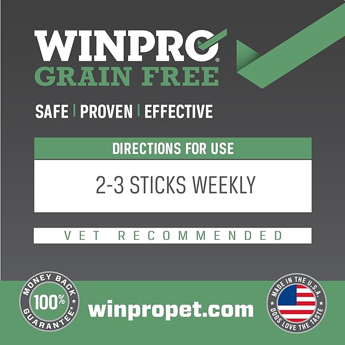 WINPRO Pet Functional Dental Stix for Dogs, 16 Sticks, Plasma Powered Dental Dog Chew Sticks That Promotes Gum and Peridontal Health