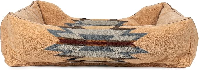 Pendleton Berber Kuddler Dog Bed - Wyeth Trail Wheat, XL