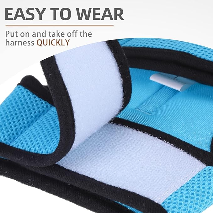 PUPTECK Soft Mesh Cat Vest Harness and Leash Set Puppy Padded Pet Harnesses Escape Proof for Cats Small Dogs Rabbits Bunny