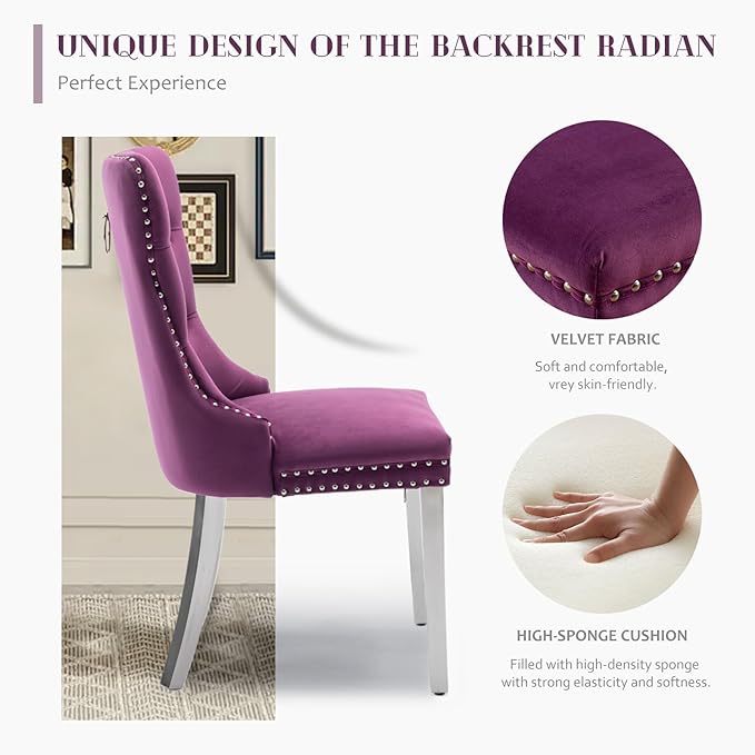 SoarFlash Kitchen Table and Chairs for 2, 24" Dining Table Set for 2 with Velvet Upholstered Chairs, 3 Piece Round Kitchen Table Set, Dining Room Table Set for Small Space, Apartment