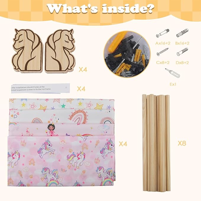 Floating Book Shelves for Wall Set of 4 Wood Nursery Bookshelves for Kids Room 16.9 Inch Kids Bookshelf for Books Toys and Decor,Wall Mounted Storage for Baby Boys Girls Bedroom Living Room