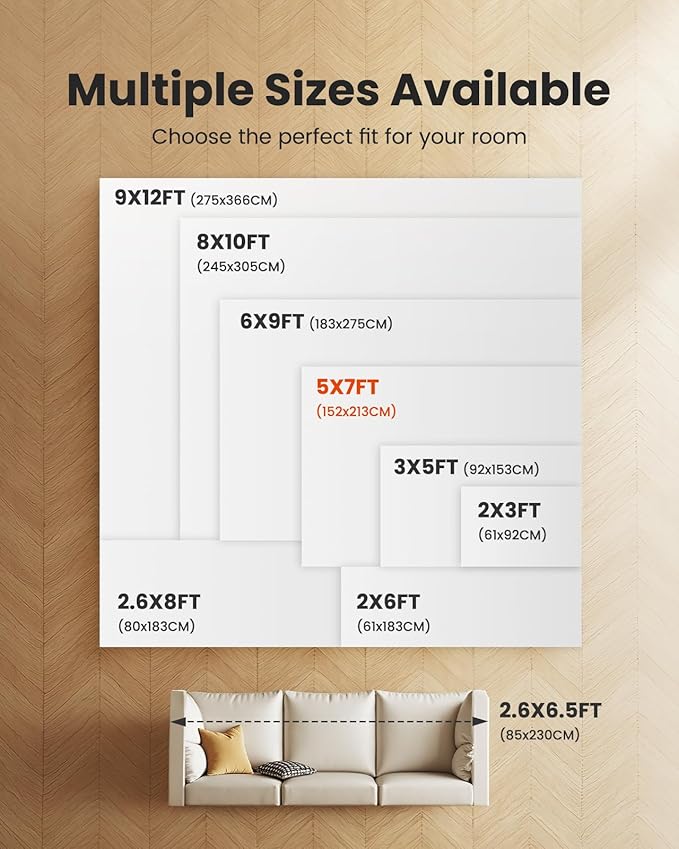 AMADA HOMEFURNISHING 2x3 Washable Area Rug, Low-Profile Entryway Rug with Non-Slip Backing & Durable Edge Binding, Vintage Rug Pattern, Small Rugs for Entryway, Kitchen & Living Room