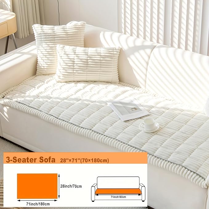 ZQFFB Pet Couch Cover Dogs Washable Non-Slip Couch Protector Pet Friendly Dog Mat for Couches and Sofas