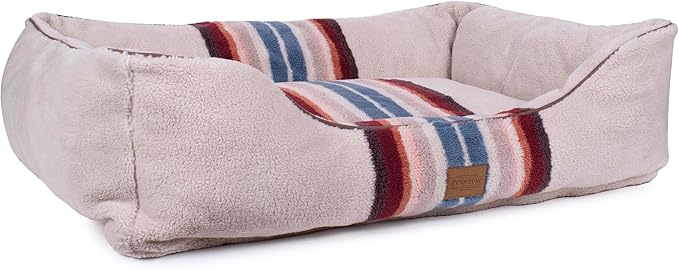 Pendleton Berber Kuddler Dog Bed - Serape Rosewood, XL