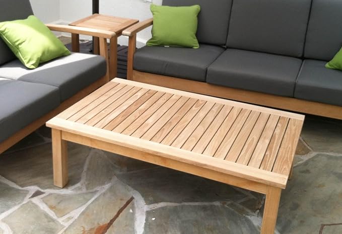 Atlantic Teak Coffee Table, Natural