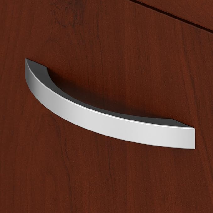 Bush Business Furniture Components 35-2/3"W x 23-3/10"D Lateral 2-Drawer File Cabinet, Hansen Cherry/Graphite Gray, Standard Delivery, WC24454C