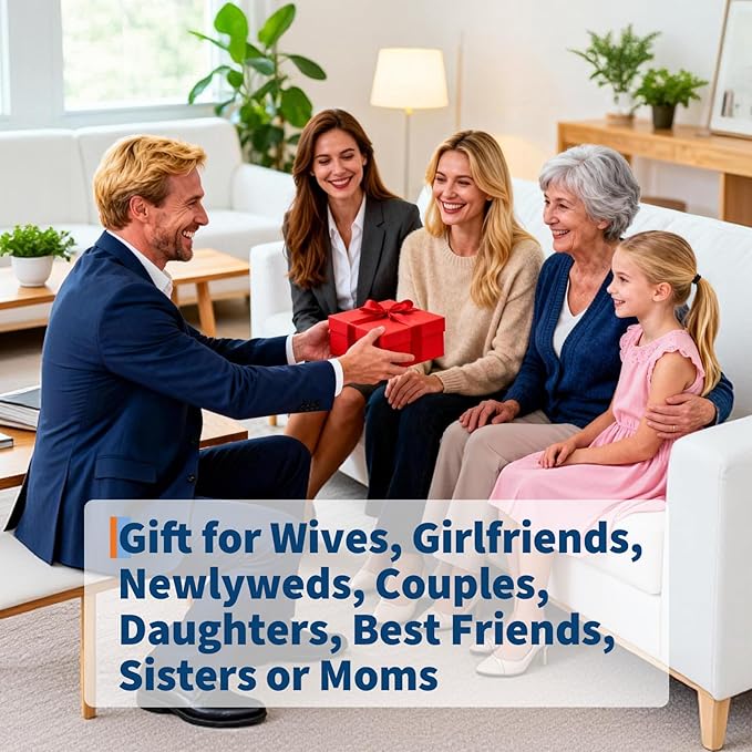 GarveeHome Fluted Makeup Vanity Desk with Lights, 48 in Big Vanity with Glass Top and Large 36" HD Lighted Mirror, Modern Dressing Table with 5 Drawers 3-Tier Shelves Set w/Charging Station (White)