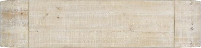 52" Curved Console Table for Entryway Modern Long and Narrow Foyer Table Behind Couch for Corridor Living Room Wood (Natural)