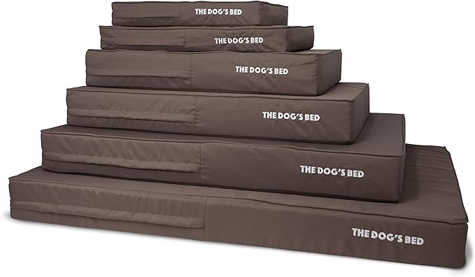 The Dog’s Bed Orthopedic Memory Foam Dog Bed, XXXL Grey/Black 64x44, Pain Relief for Arthritis, Hip & Elbow Dysplasia, Post Surgery, Lameness, Supportive, Calming, Waterproof Washable Cover