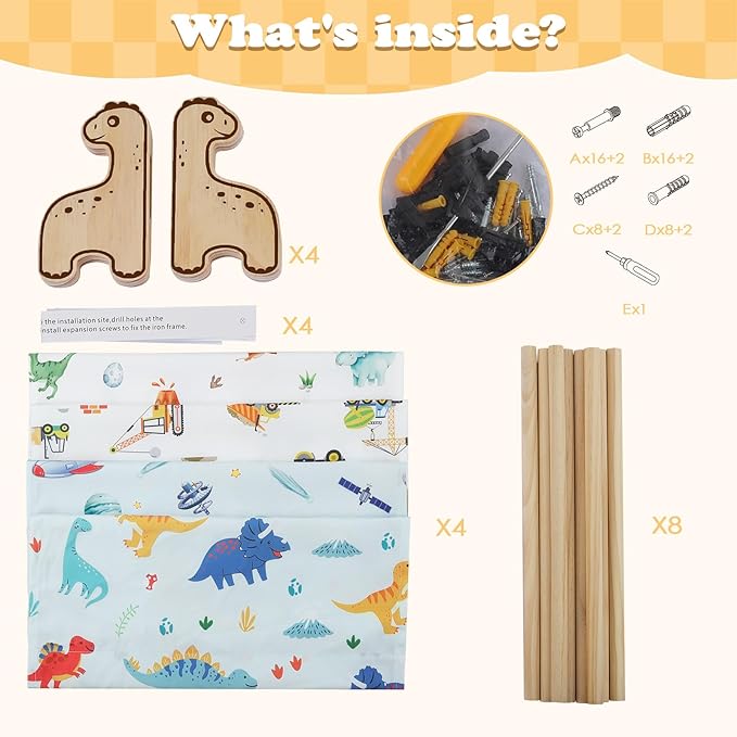 Floating Book Shelves for Wall Set of 4 Wood Nursery Bookshelves for Kids Room 16.9 Inch Kids Bookshelf for Books Toys and Decor,Wall Mounted Storage for Baby Boys Girls Bedroom Living Room