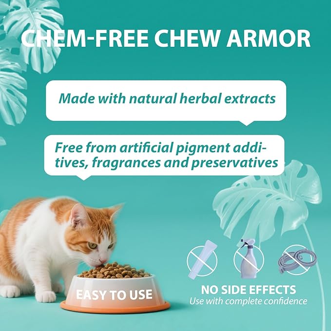 Flea and Tick Treatment for Cats, Flea and Tick Prevention for Cats Chewables, Kitten Cat Flea Treatment, Oral Flea Supplement Skin & Coat Support, Chicken Flavor 200 Counts