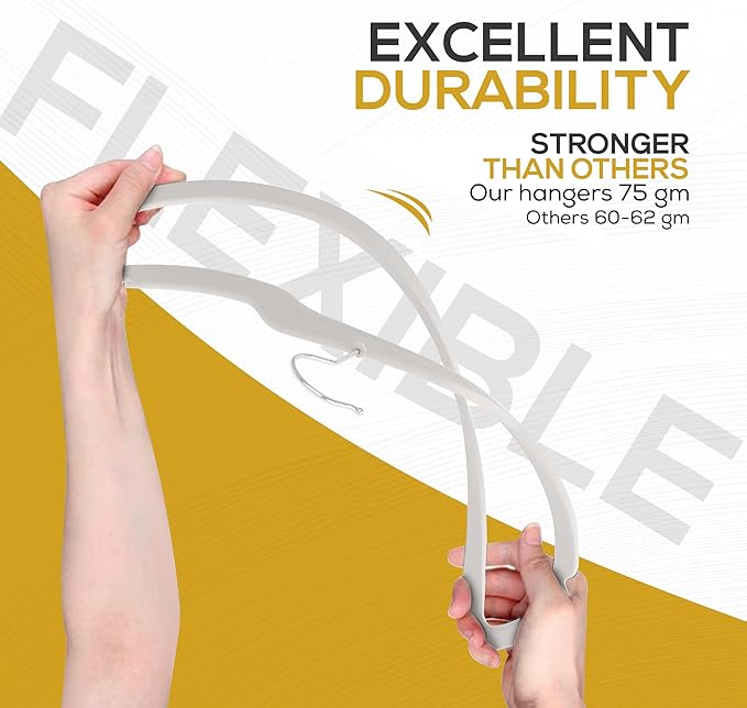 Premium Velvet Hangers 50 Pack Ultra Thin Non Slip Adult Felt Space Saving Suit Hanger for Closet Heavy Duty Coat Pants Jackets Dress Hangers 360° Swivel Hook Hold Upto 10 lbs Silver Birch