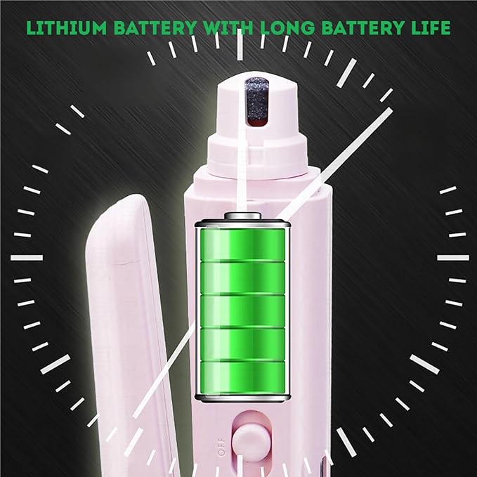 PupNourish Nail Trimmer, The SafeTrim by PupNourish, Pup Nourish Nail Clippers, 2 in 1 Nail Clipper and Grinder with Built-in LED Light,Splash Guard,Pet-Friendly Design,for Dog and Cat (Green+Pink)