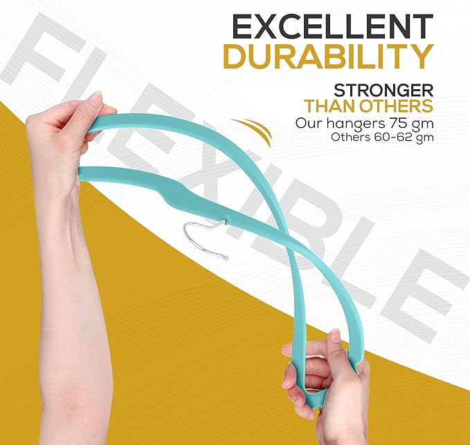 50 Pack New Premium Quality Velvet Hangers Ultra Thin Non Slip Adult Felt Space Saving Hangers for Closet Heavy Duty Coat Pants Dress Hangers 360° Swivel Hook Hold Upto 10 lbs Teal