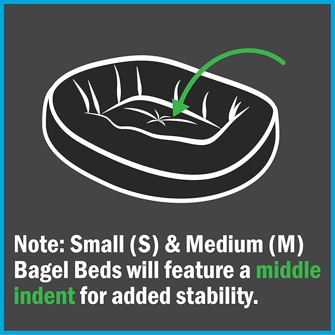 Majestic Pet 32 Inch Micro Velvet Calming Dog Bed Washable 32x23x7 (inch) – Cozy Soft Round Donut Dog Bed with Spine for Head Support - Pet Bed Medium – Azure (2025)