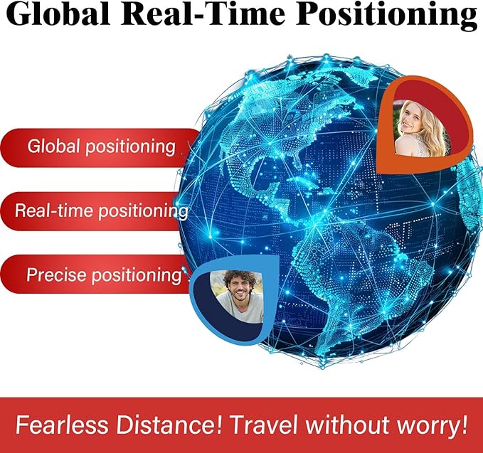GPS Tracker for Vehicles-Real-Time Mini Magnetic Car Tracker Device with Free App, Hidden GPS Tracking Device for Cars,Trucks,Motorcycles,Kids,Pets|Anti-Theft Vehicle Tracker|No Monthly Fee