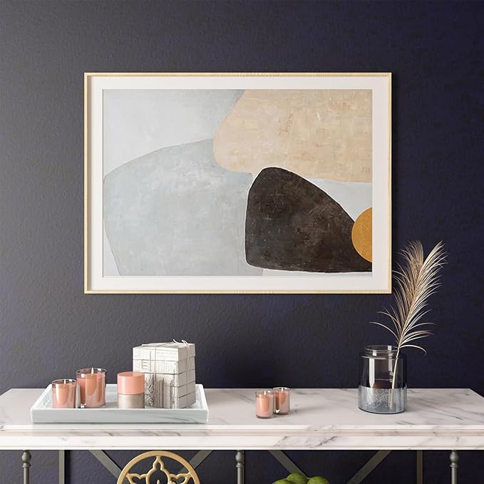 12" Large Ceramic Vanity Tray, Rectangle Perfume Plate Organizer, Jewelry Holder Dish, Non Slip Decorative Tray for Bathroom, Bedroom, Kitchen, Coffee Table (Marble Grey)