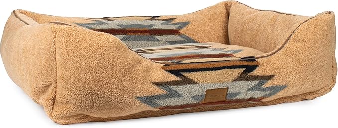 Pendleton Berber Kuddler Dog Bed - Wyeth Trail Wheat, XL