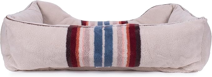 Pendleton Berber Kuddler Dog Bed - Serape Rosewood, XL