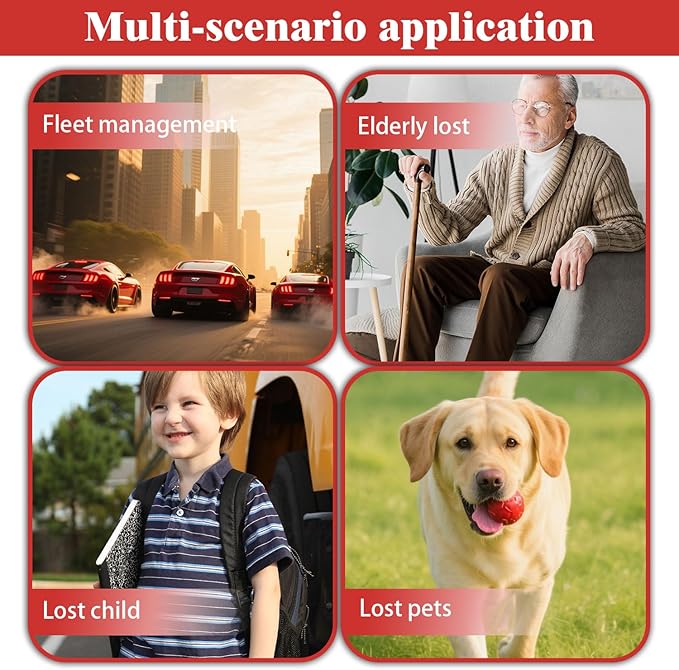 GPS Tracker for Vehicles-Real-Time Mini Magnetic Car Tracker Device with Free App, Hidden GPS Tracking Device for Cars,Trucks,Motorcycles,Kids,Pets|Anti-Theft Vehicle Tracker|No Monthly Fee