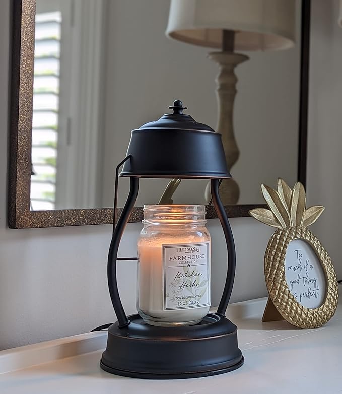 Our RUBBED BRONZE Candle Warmer Lamp for Top-Down Scented Jar Candle Melting Will Compliment Your Home Decor. Add To Your Room Decor Aesthetic, Bedroom, Living Room, Gifts For Mom, Friends