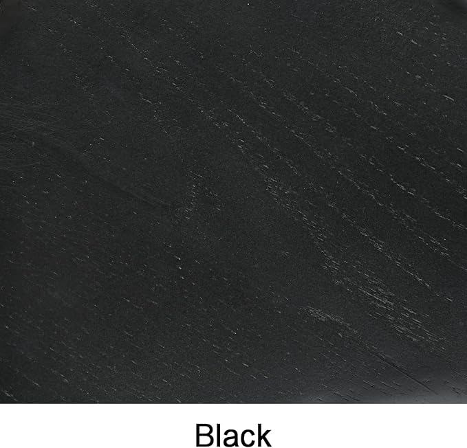 Noguchi Triangle Glass Coffee Table with Solid Wood Base, Vintage Clear Glass Top Modern Design for Living Room, Patio, Study, Black