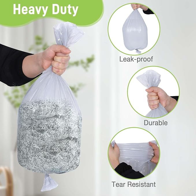 12 Pack Cat Litter Refill Bags, 100% Odor Lock Litter Refills Compatible with Litter Genie XL/Plus/Standard/Pet Pail