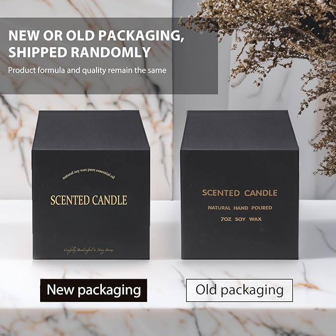 MOASITN White Tea Heavenly Scented Candles for Home| Natural Soy Aromatherapy Candle| Handmade Long Lasting Jar Candel| Women,Men Gift for Birthday,Housewarming,Thank You,Relaxing| 7oz