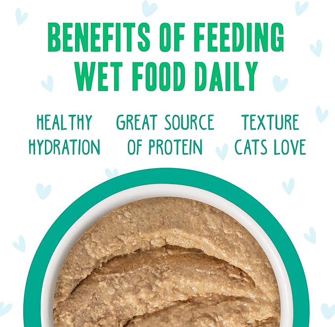 B.F.F. Play - Best Feline Friend Paté Lovers, Aw Yeah!, Turkey & Tuna Tweet Me! with Turkey & Tuna, 5.5oz Can (Pack of 8)