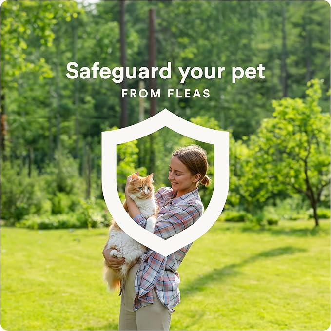 Advecta Plus Topical Flea Treatment for Cats and Kittens, Flea Prevention and Control, Small & Large, Fast-Acting Waterproof Drops, 6-Month Supply