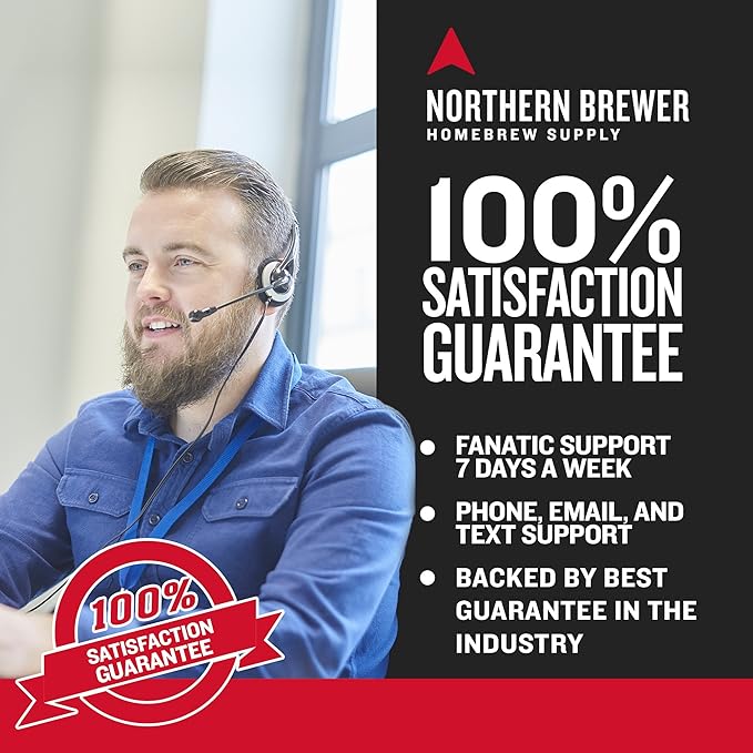 Northern Brewer - MegaPot Stainless Steel Brew Kettle with Volume Markings (15 Gallon w/Valve and Thermometer)