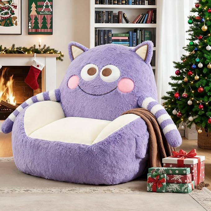 Creative-Style Sofa, Small Couch with Deep Seat, Ergonomically Designed Couches for Living Room, Bedroom, Apartment Use, Removable Sofa Cover