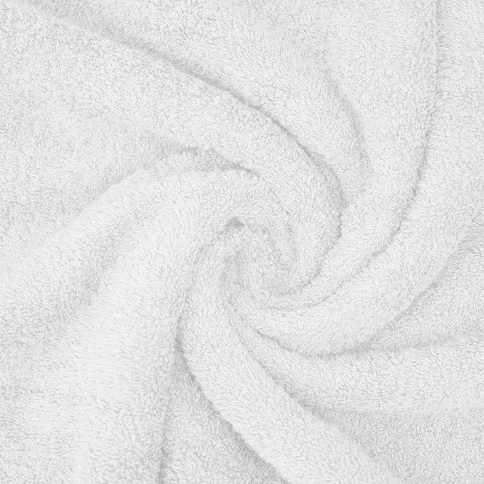 DAN RIVER 2 Pack Luxury Bath Sheets 35x70, 600 GSM, Soft & Quick Dry 100% Ring Spun Cotton Towels Ideal for Hotels, Spas, Gyms & Salons Extra Large, White