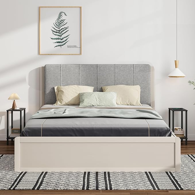 TUTOTAK Small Side Table, Narrow End Table, Skinny Sofa Table, Slim Nightstand, Couch Table, Living Room, Bed Room, Black TB01BK062