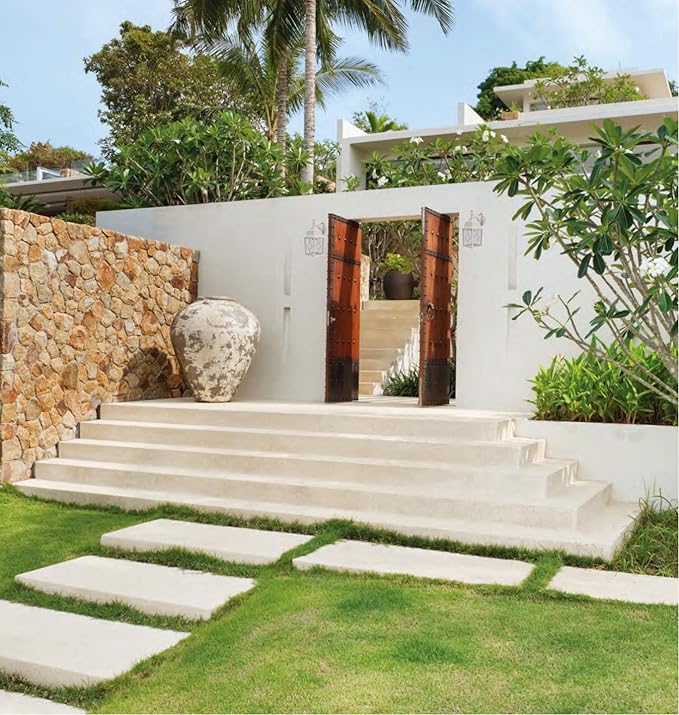 LIT-PaTH Dusk to Dawn Outdoor Wall Lantern, White Large Exterior Wall Light Fixture, E26 Base, Anti-Rust Aluminum Porch Lighting for Outside, Patio, Garage, 1 Pack