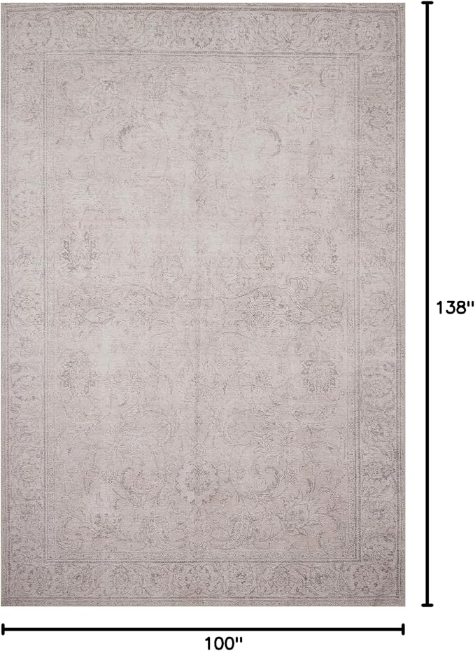 Loloi Loren Collection LQ-12 Sand 8'-4" x 11'-6" Area Rug