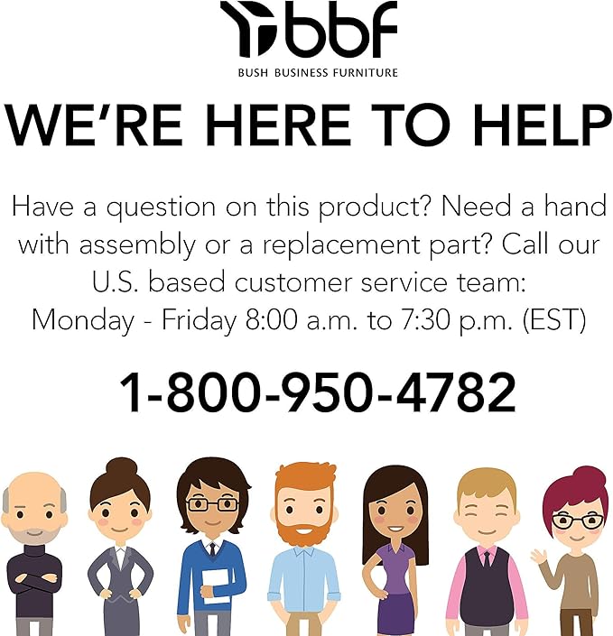 Bush Business Furniture Studio C Locking Lateral File Cabinet in White