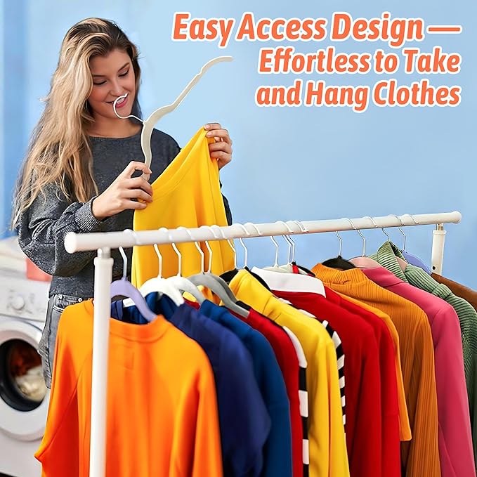 30 Pack Multicolor Velvet Shirt Hangers – Non-Slip Slim Flocked Hangers with Notches, Space-Saving Felt Closet Organiser for Shirts, Dresses, Suits