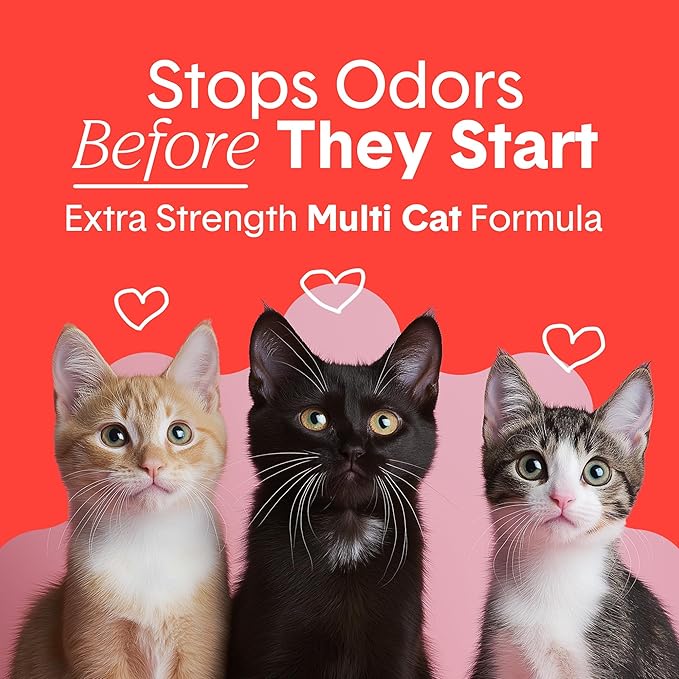 Boxie Extra Strength 35 Day Odor Control Clumping Clay Cat & Kitty Litter 40lb, 99.9% Dust-Free, Probiotic Formula, Long-Lasting, Veterinarian Approved, Easy Scooping for Multi-Cat Homes