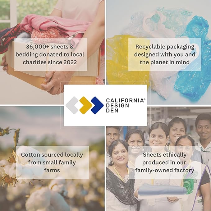 California Design Den Full Size Bed Sheets Set - 400 Thread Count Sateen, Natural 100% Cotton Sheets, Deep Pocket Cooling and Durable Bedding - Paisley Pattern, Beige