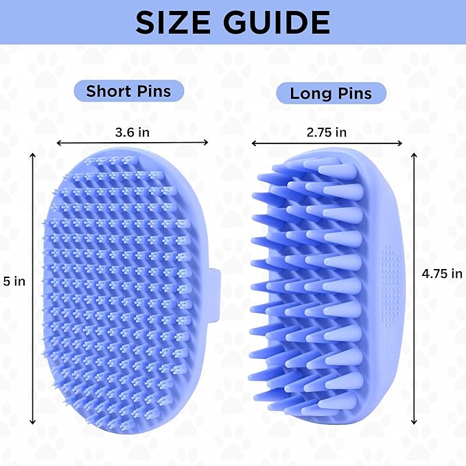 We Love Doodles Dog Conditioner & Dog Bath Brush - 2-in-1 Conditioner for Allergies & Itching, Lotion Treatment for Dogs, Pet Rubber Brush for Shower Scrubbing & Soothing Massage, for Puppy Grooming