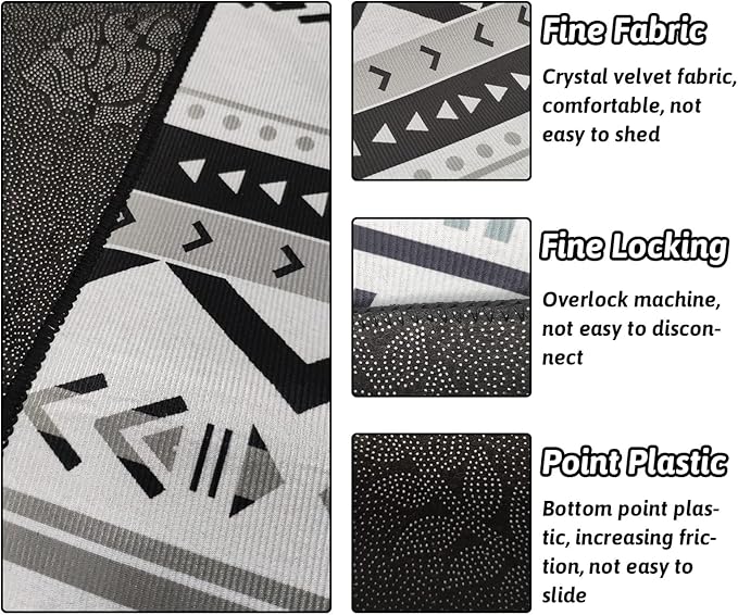 BNOSDM Extra Large Cage Liners for Rabbits 91" X 63" Washable Rabbit Pad Large Bunny Mat Anti Slip Rug for Bunnies Pet Carpet for Chinchillas Cats Guinea Pigs Dogs