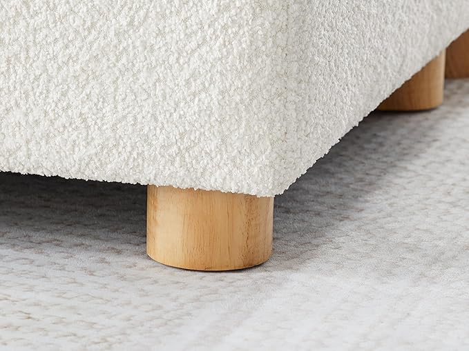 VANOMi Oversized Modular Sectional Sofa, U-Shaped Sectional Couches for Living Room, 6 Seats Modular Sofa with Reversible Chaises, Cream White