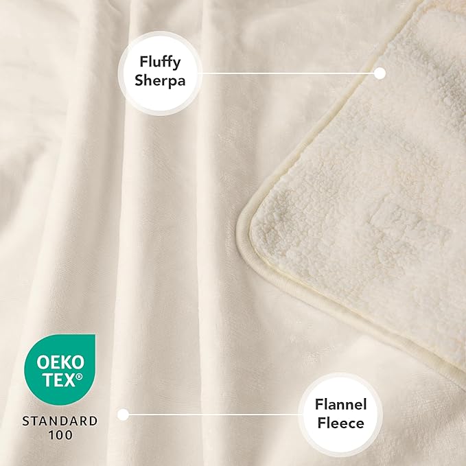 PetAmi Waterproof Dog & Cat Blanket - Pee Proof, Reversible, Soft Fleece - Washable, 24x32 Beige