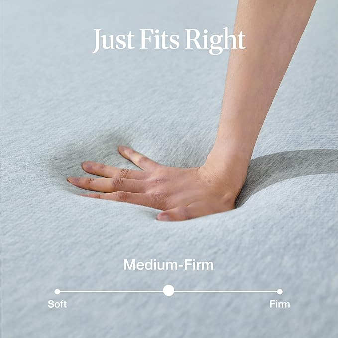 LIFEMENT Basic King Graphite Infused Memory Foam Mattress in a Box | Medium Firm Bed, Fiberglass Free, CertiPUR-US & Oeko-TEX Certified Foam, Cooling Pressure Relief Comfort, 6 Inch